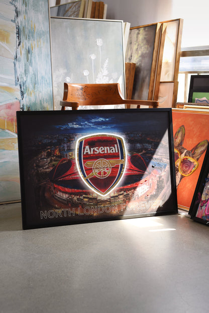 Arsenal LED paveikslas – nuotrauka 5