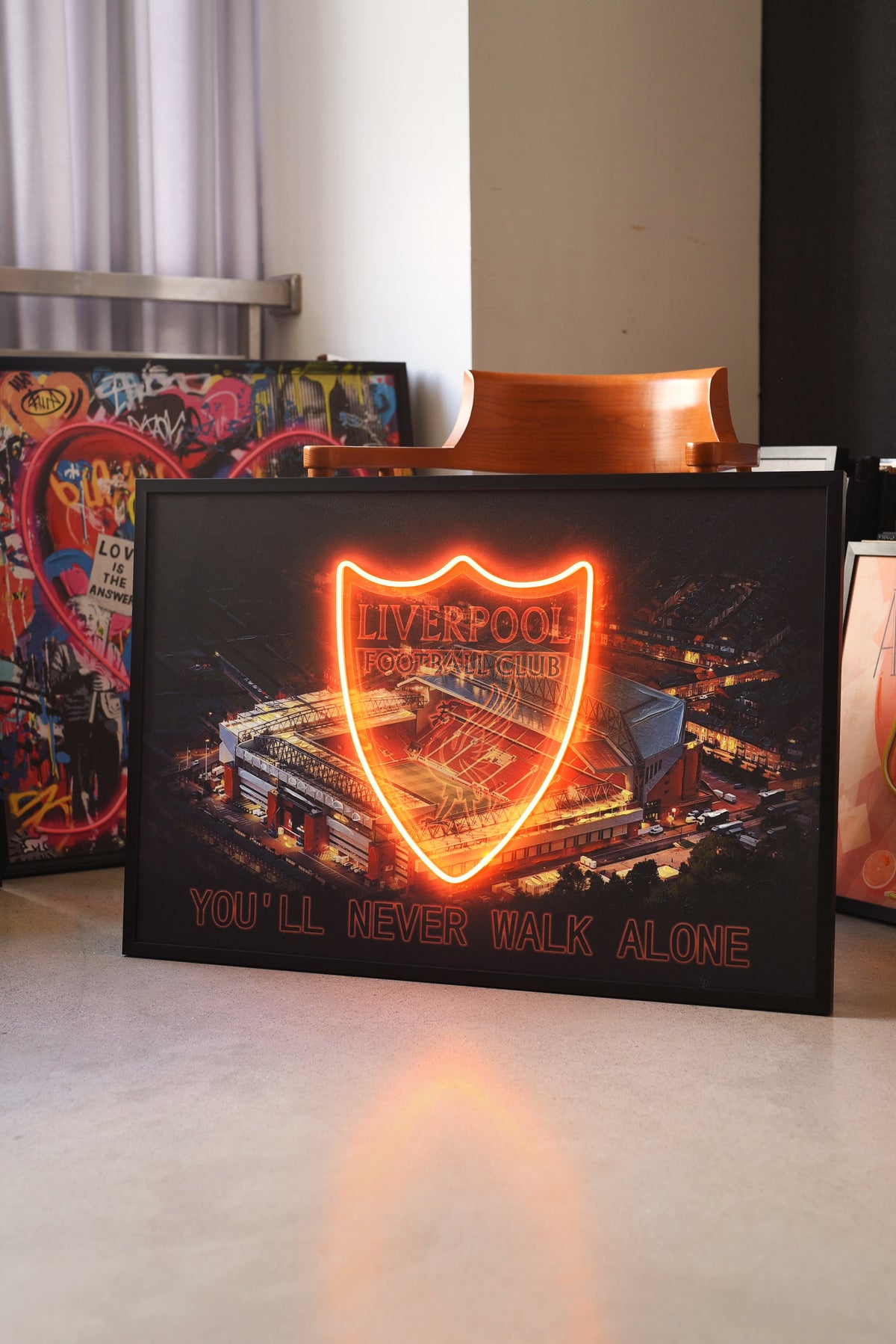 Liverpool FC LED paveikslas – nuotrauka 4