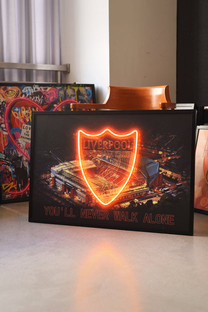 Liverpool FC LED paveikslas – nuotrauka 4