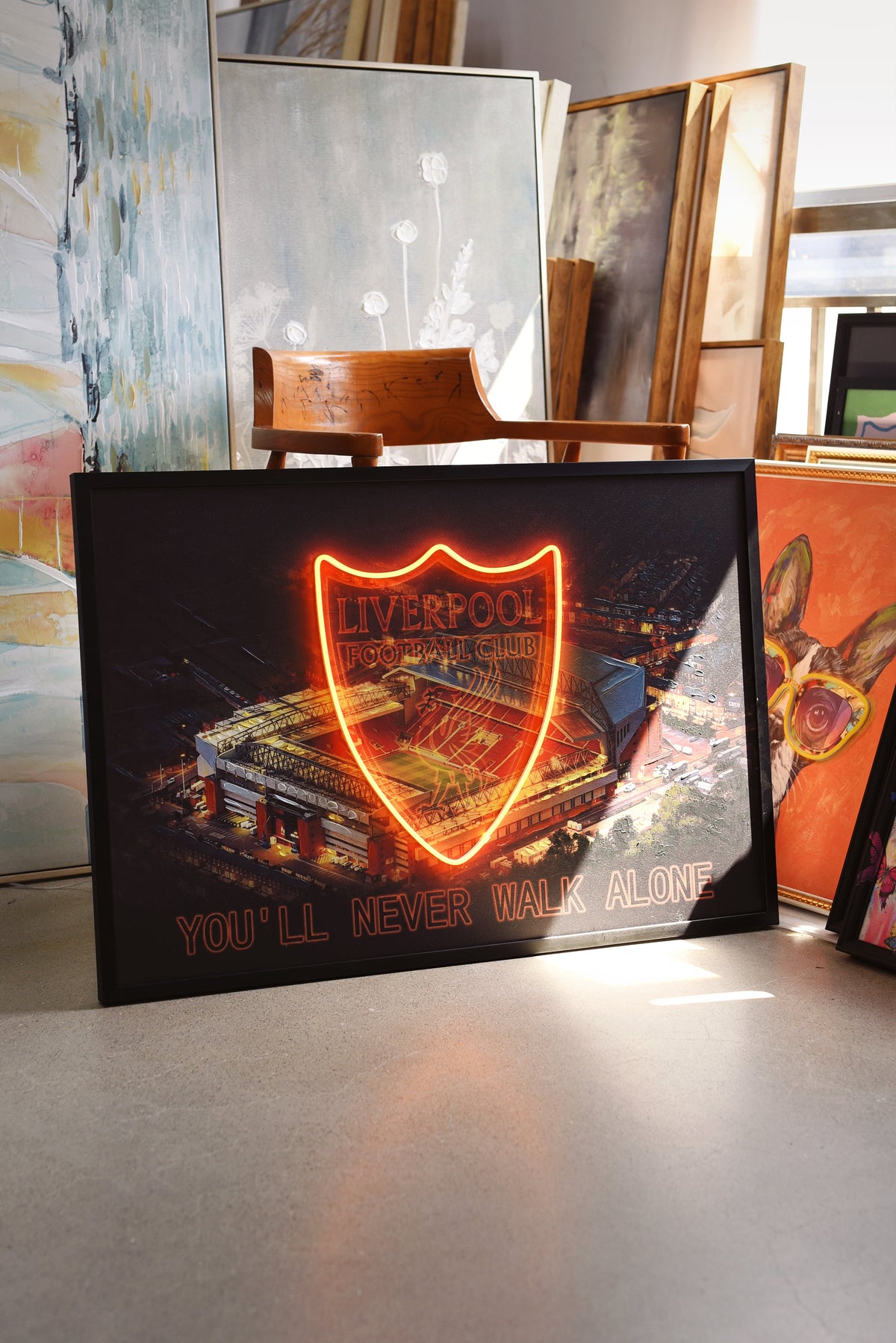 Liverpool FC LED paveikslas – nuotrauka 5