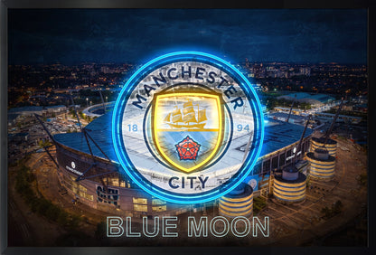Manchester City LED paveikslas – nuotrauka 2