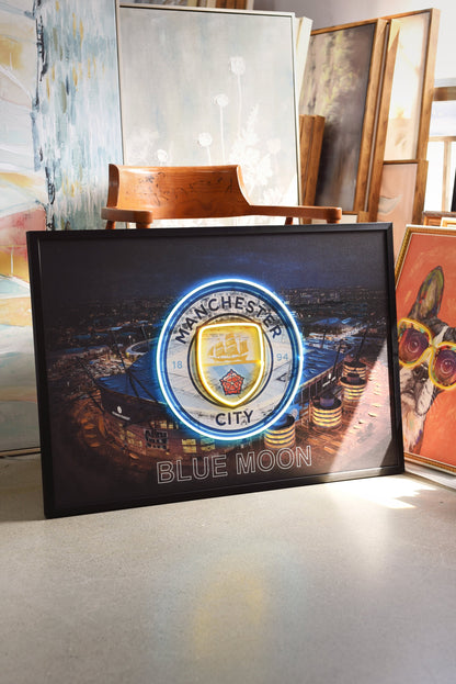 Manchester City LED paveikslas – nuotrauka 5