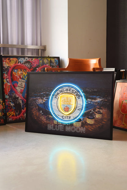 Manchester City LED paveikslas – nuotrauka 3