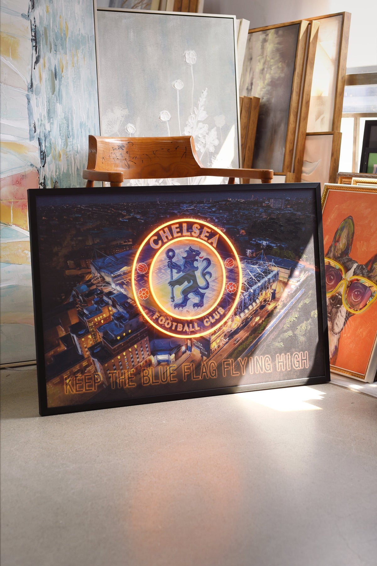 Chelsea FC LED paveikslas – nuotrauka 5