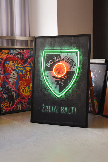 BC Žalgiris LED paveikslas – nuotrauka 3