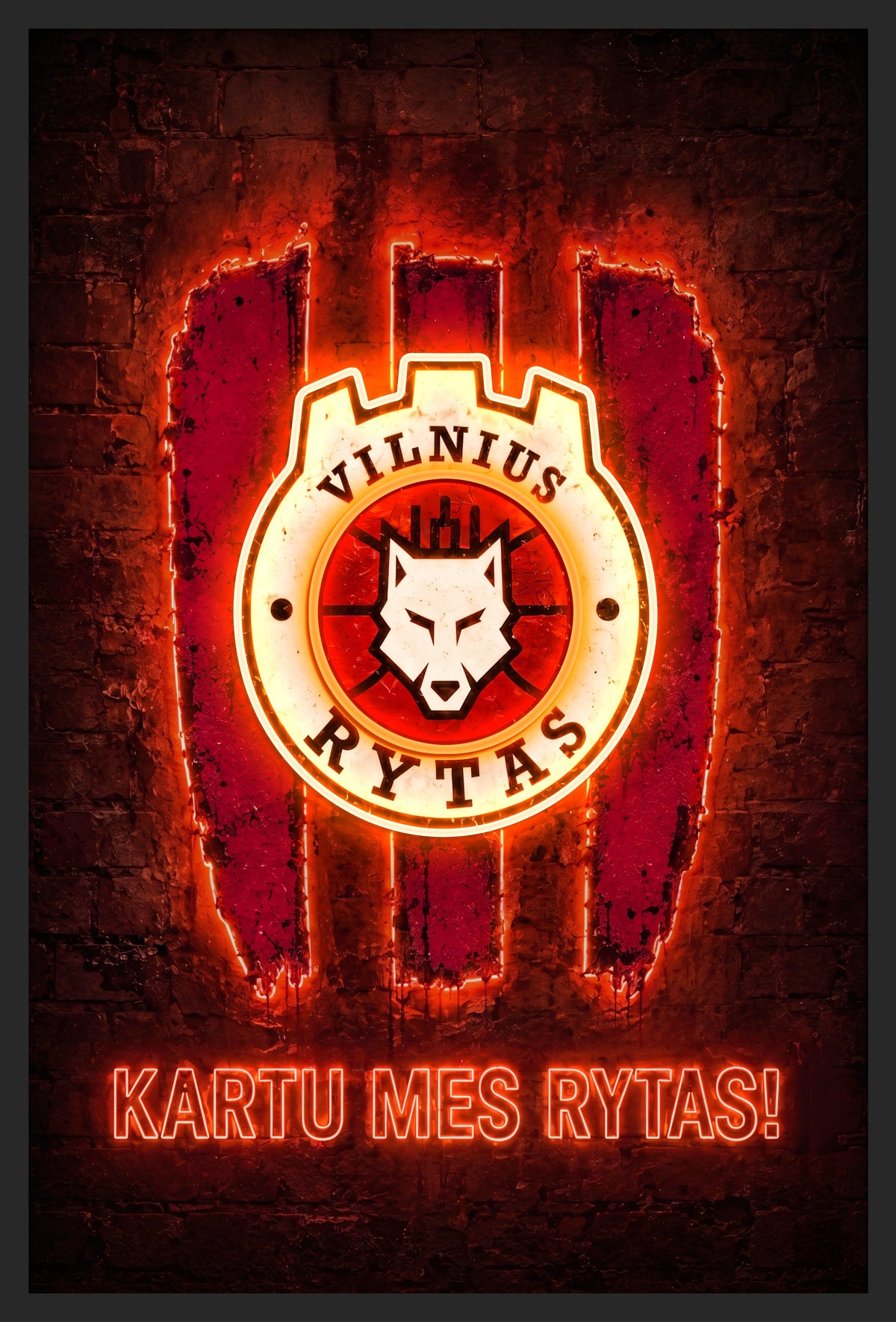 Vilnius Rytas LED paveikslas – nuotrauka 2
