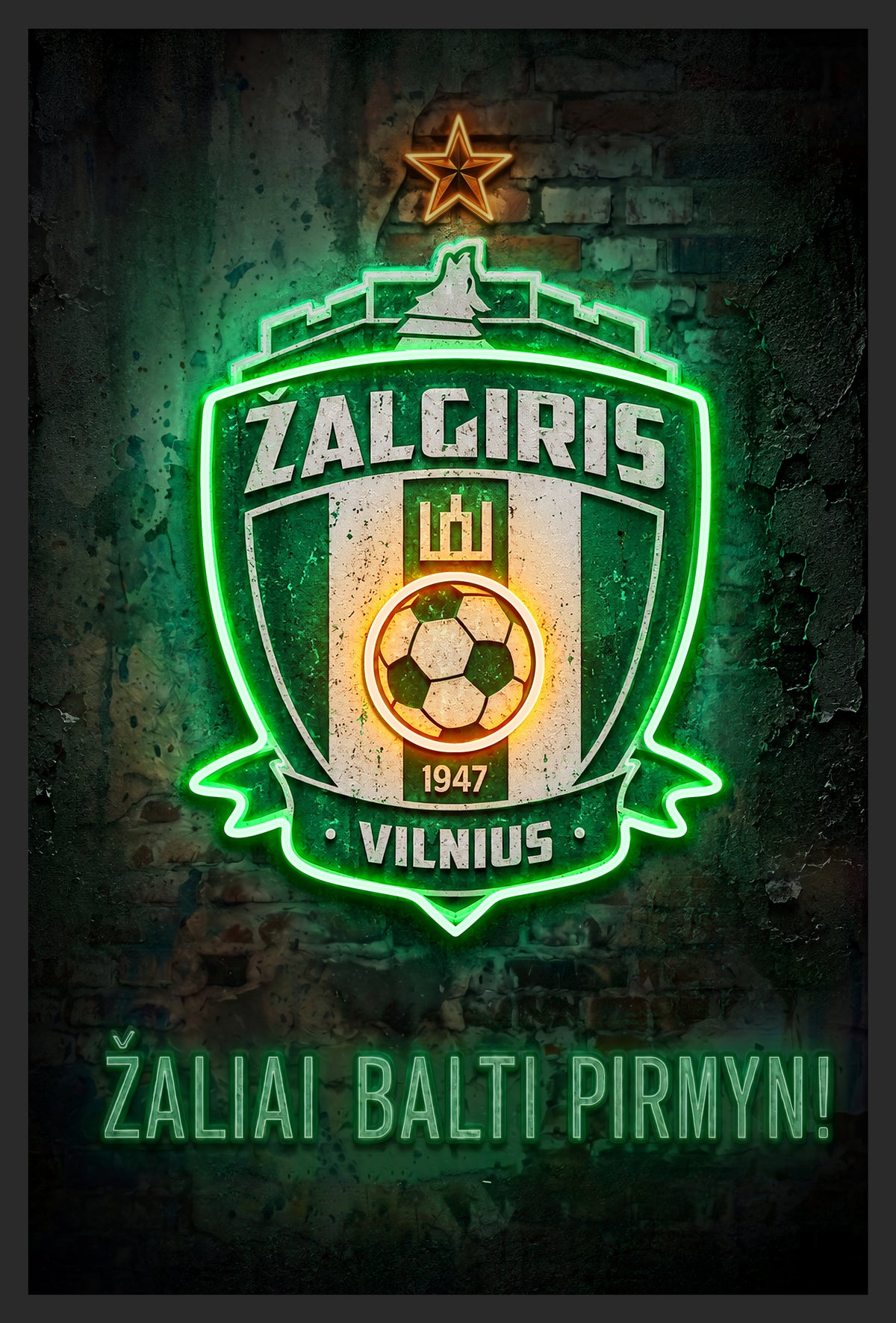 Žalgiris Vilnius LED paveikslas – nuotrauka 2