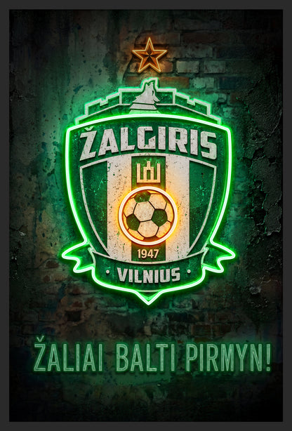 Žalgiris Vilnius LED paveikslas – nuotrauka 2
