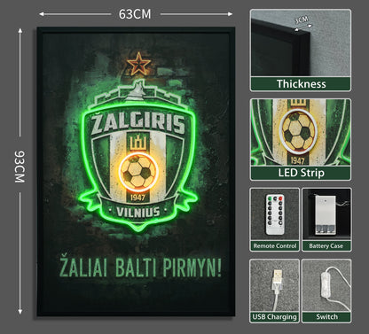 Žalgiris Vilnius LED paveikslas – nuotrauka 7