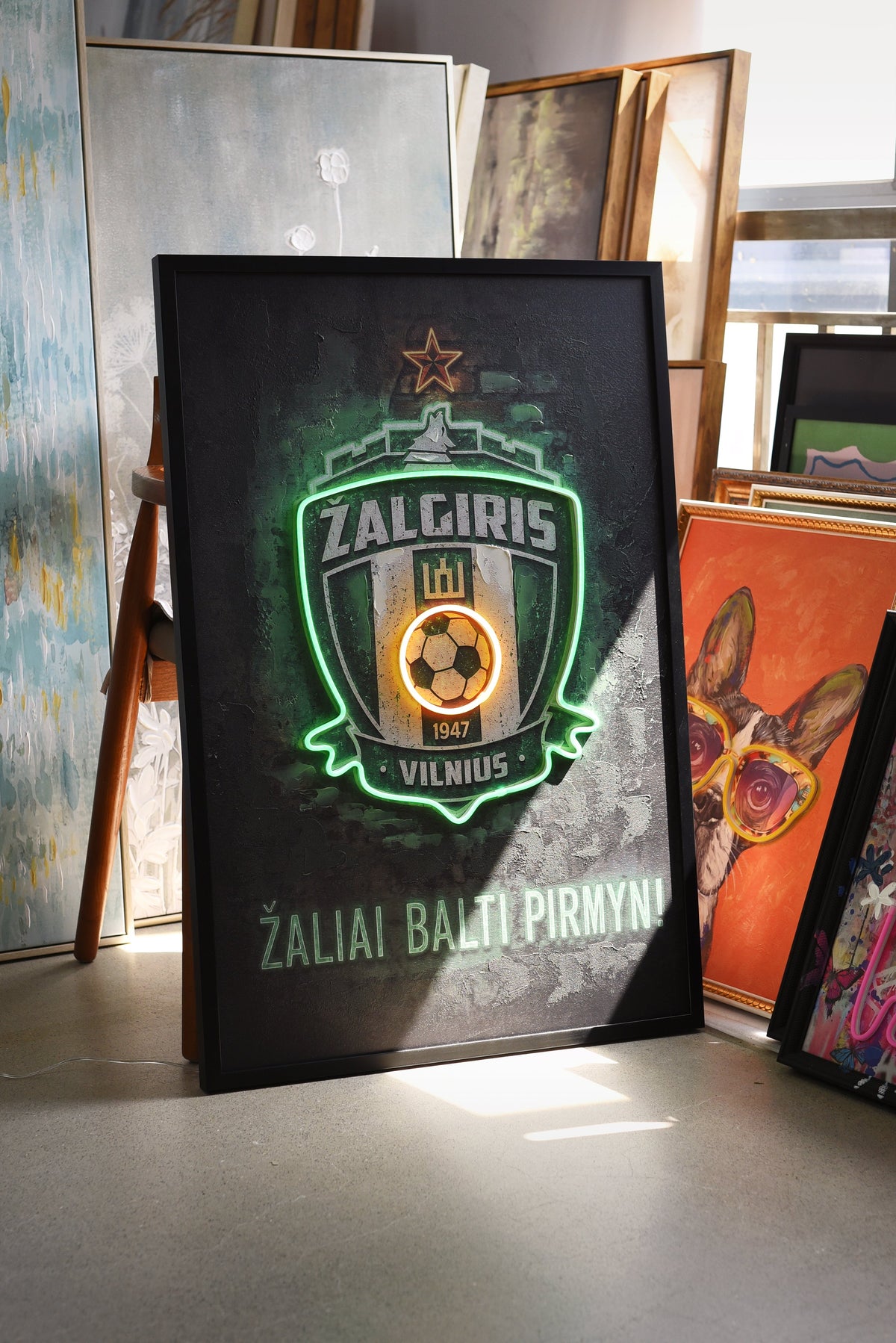 Žalgiris Vilnius LED paveikslas – nuotrauka 5