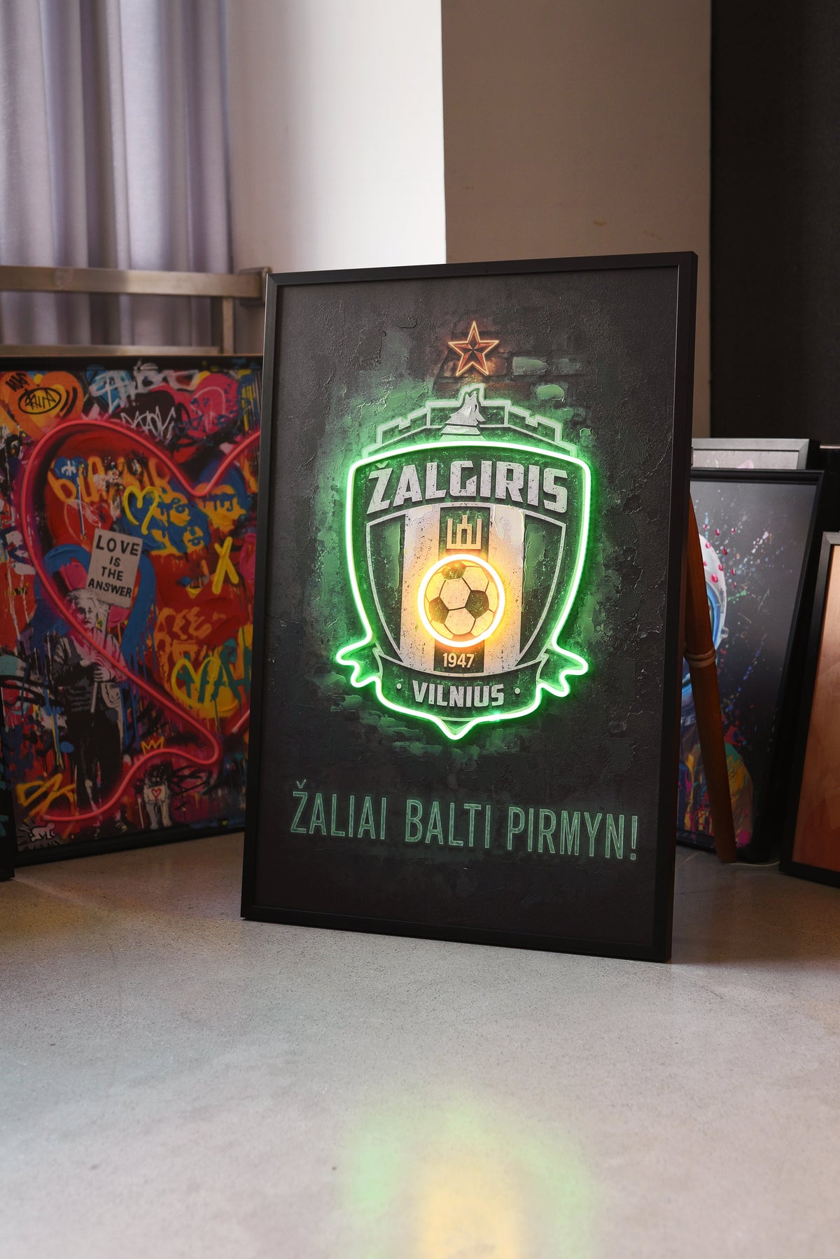 Žalgiris Vilnius LED paveikslas – nuotrauka 3