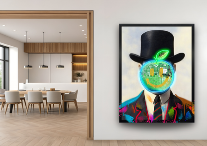 Neon Gentleman LED paveikslas – nuotrauka 8
