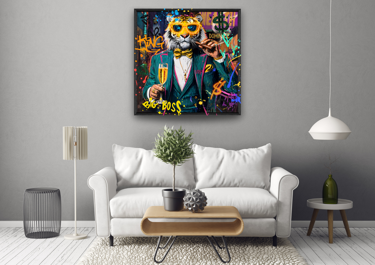 Big Boss Tiger LED paveikslas – nuotrauka 2
