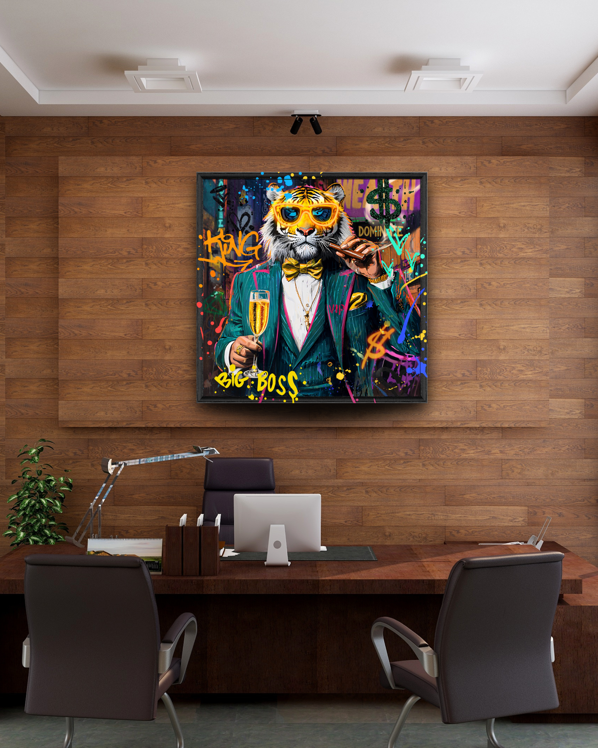 Big Boss Tiger LED paveikslas – nuotrauka 5