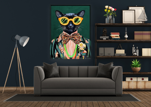 Cool Cat LED paveikslas – nuotrauka 2
