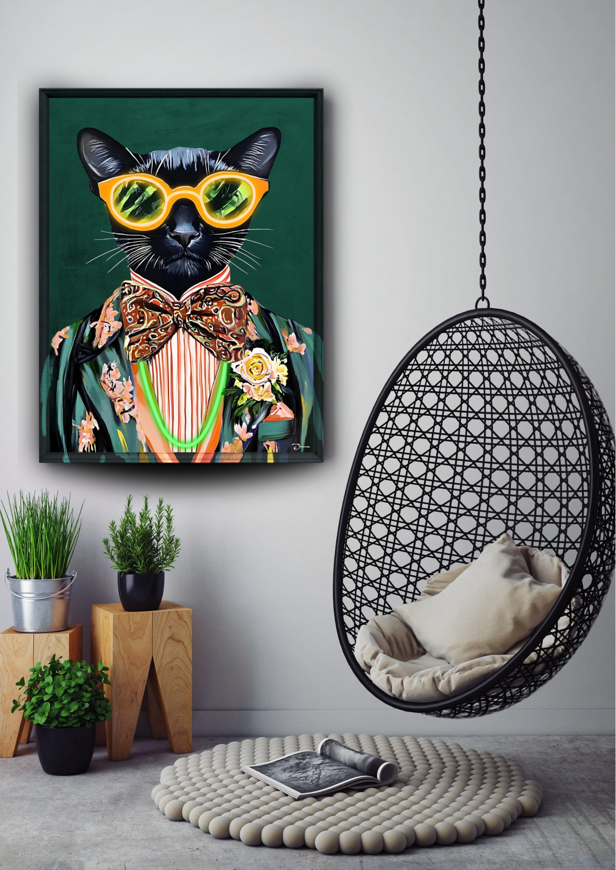 Cool Cat LED paveikslas – nuotrauka 5