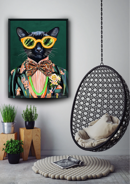 Cool Cat LED paveikslas – nuotrauka 5