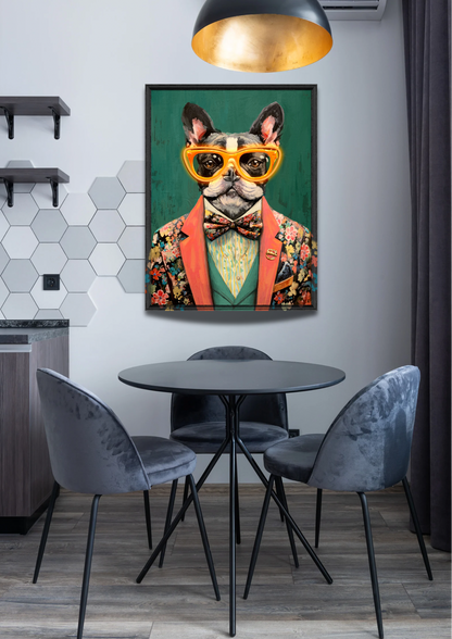 Gentleman Bulldog LED paveikslas – nuotrauka 5