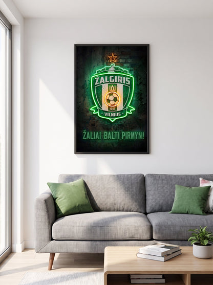 Žalgiris Vilnius LED paveikslas – nuotrauka 4