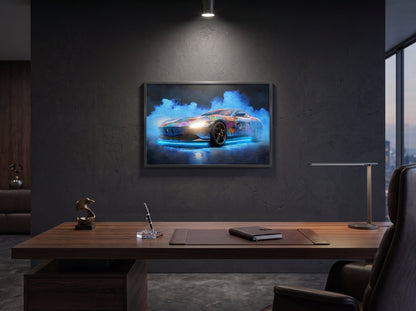 Neon Street Racer LED paveikslas – nuotrauka 4
