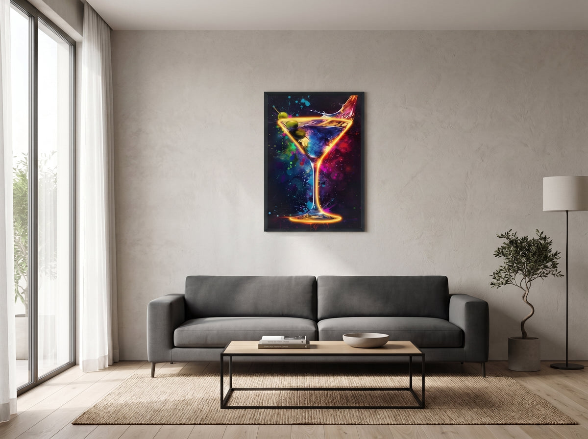Golden Pour LED paveikslas – nuotrauka 4