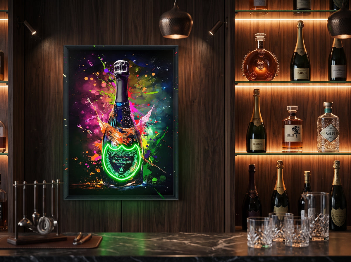 Champagne Glow LED paveikslas – nuotrauka 8