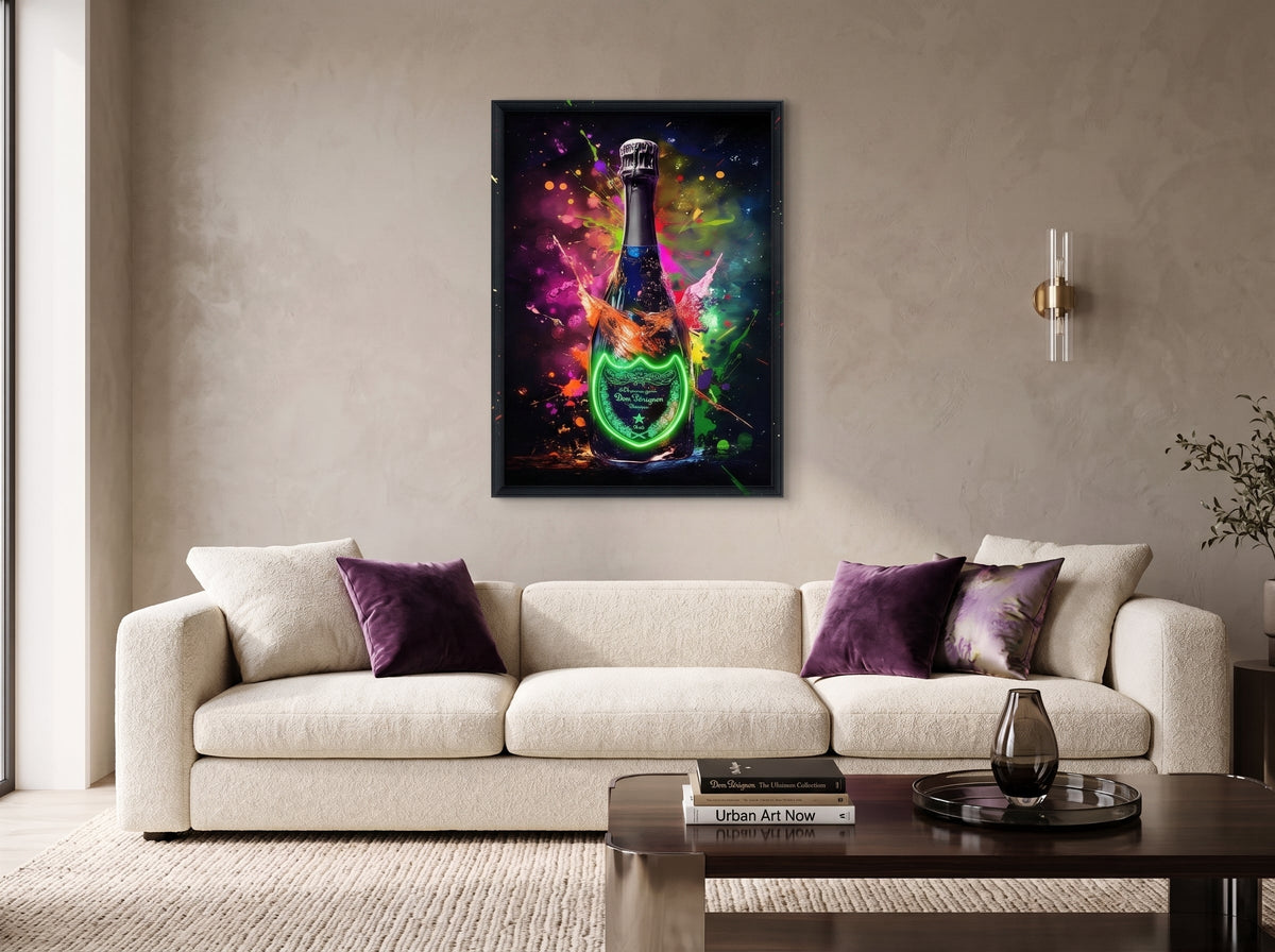 Champagne Glow LED paveikslas – nuotrauka 4