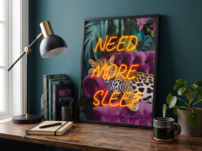 Need More Sleep LED paveikslas – nuotrauka 6