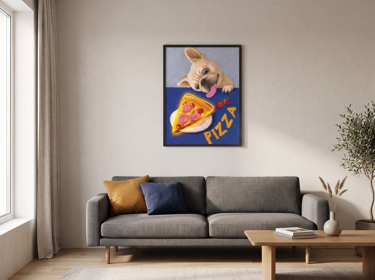 Pizza Please LED paveikslas – nuotrauka 6