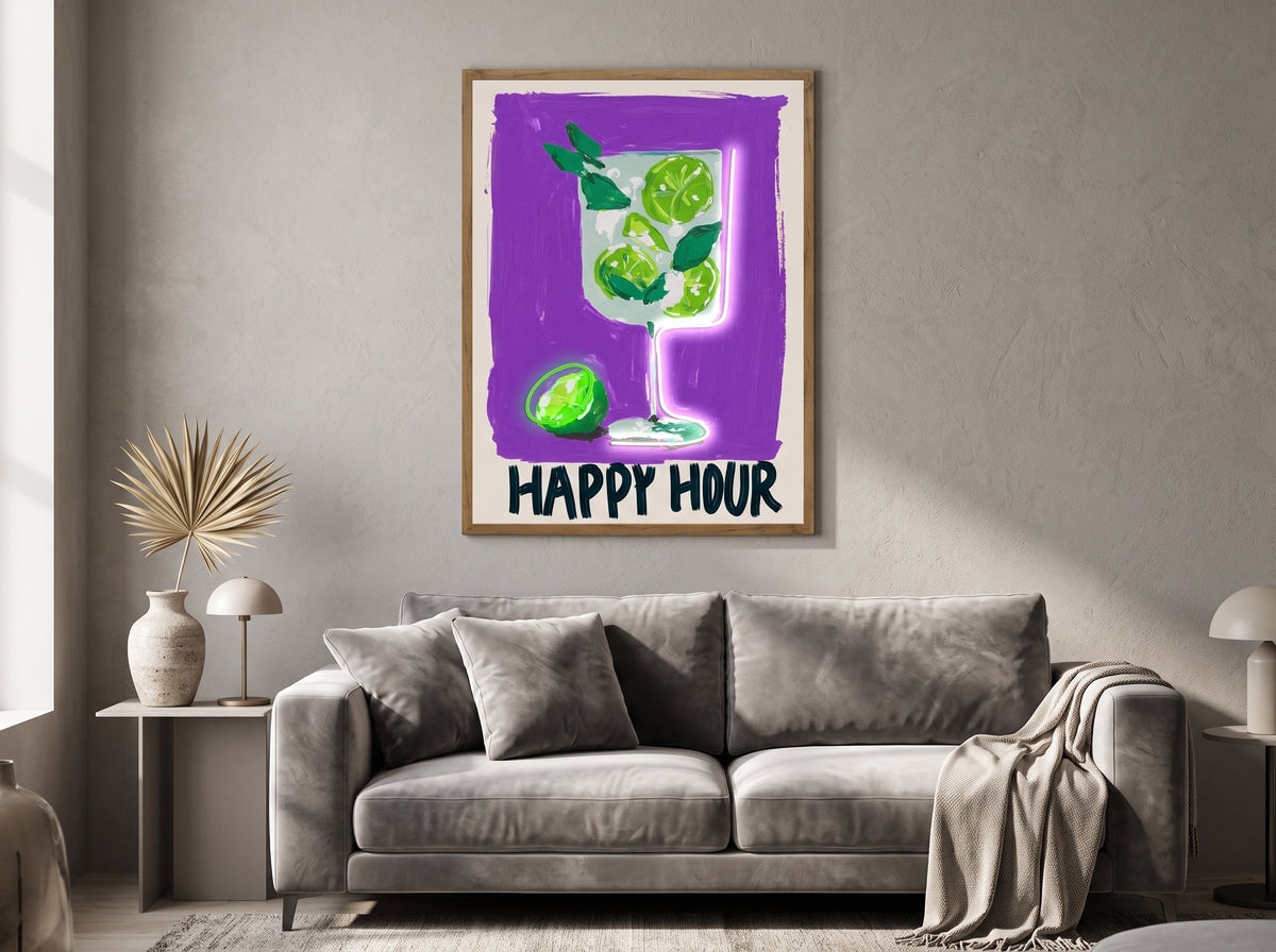 Happy Hour LED paveikslas – nuotrauka 6