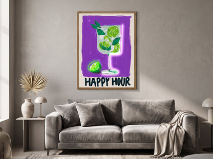 Happy Hour LED paveikslas – nuotrauka 6