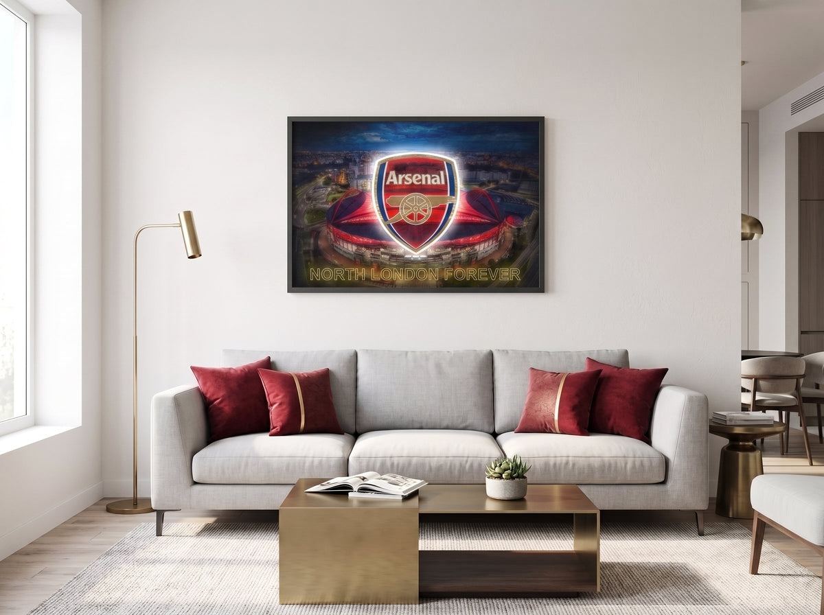 Arsenal LED paveikslas – nuotrauka 4