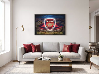 Arsenal LED paveikslas – nuotrauka 4