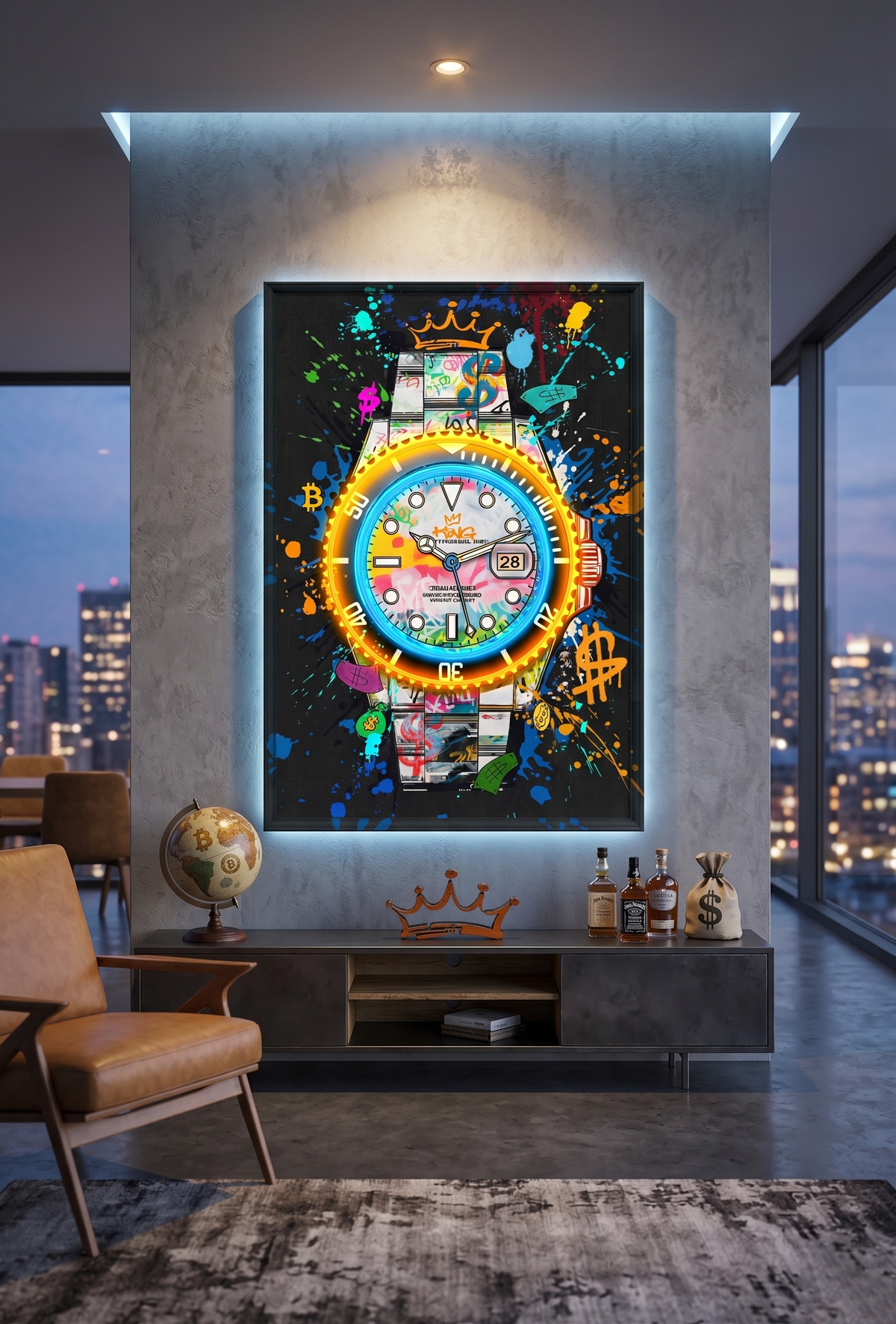 Luxury Time LED paveikslas – nuotrauka 2