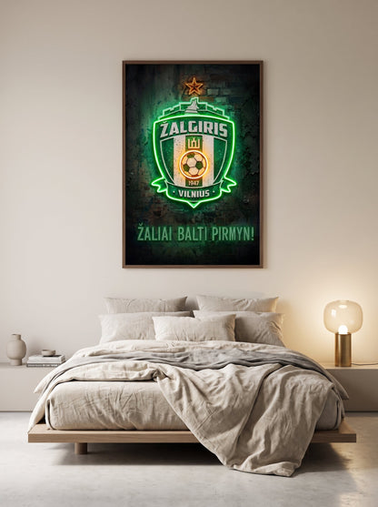 Žalgiris Vilnius LED paveikslas – nuotrauka 6