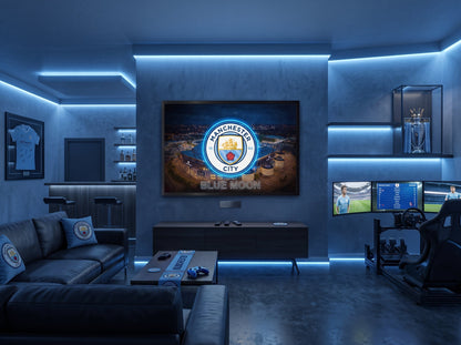 Manchester City LED paveikslas – nuotrauka 4
