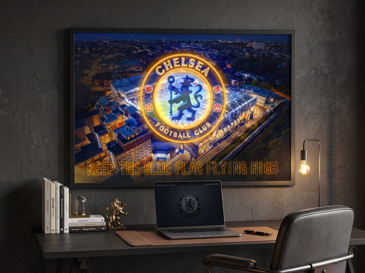 Chelsea FC LED paveikslas – nuotrauka 4