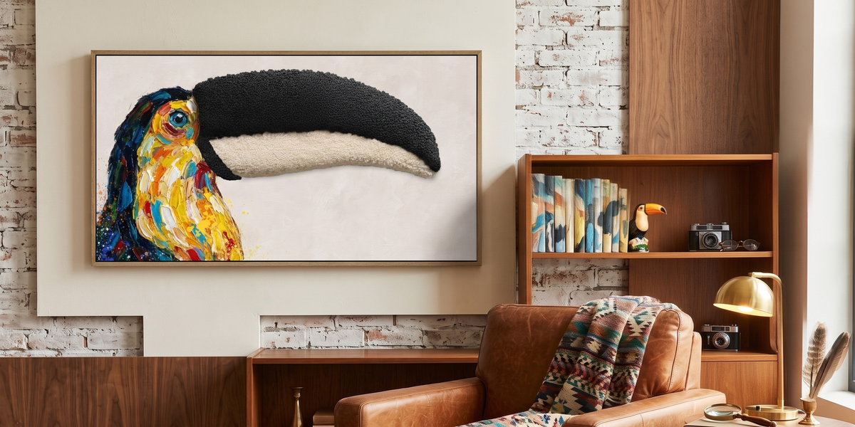 Vibrant Toucan 3D paveikslas – nuotrauka 5