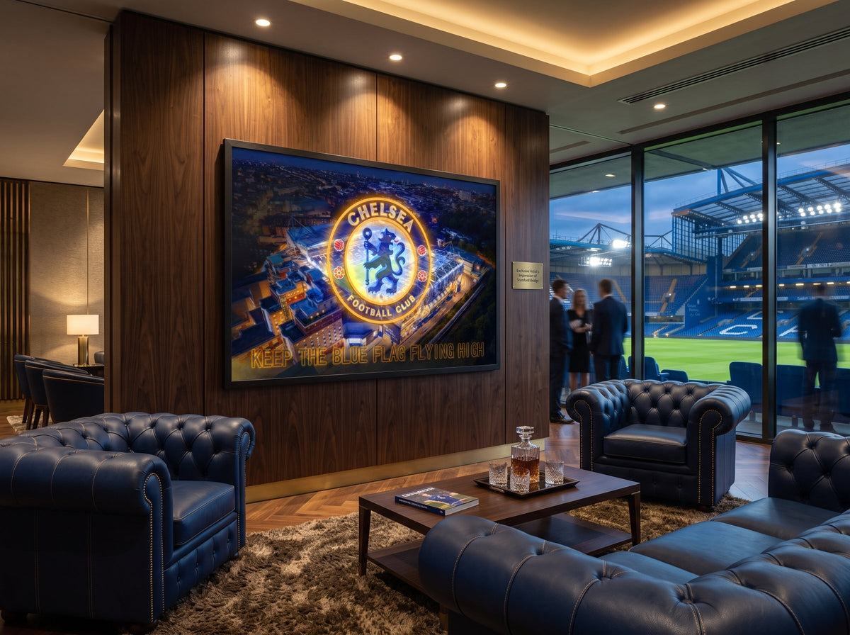 Chelsea FC LED paveikslas – nuotrauka 6