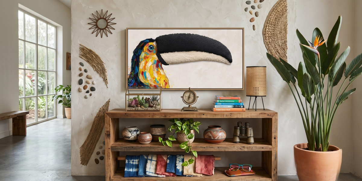 Vibrant Toucan 3D paveikslas – nuotrauka 7