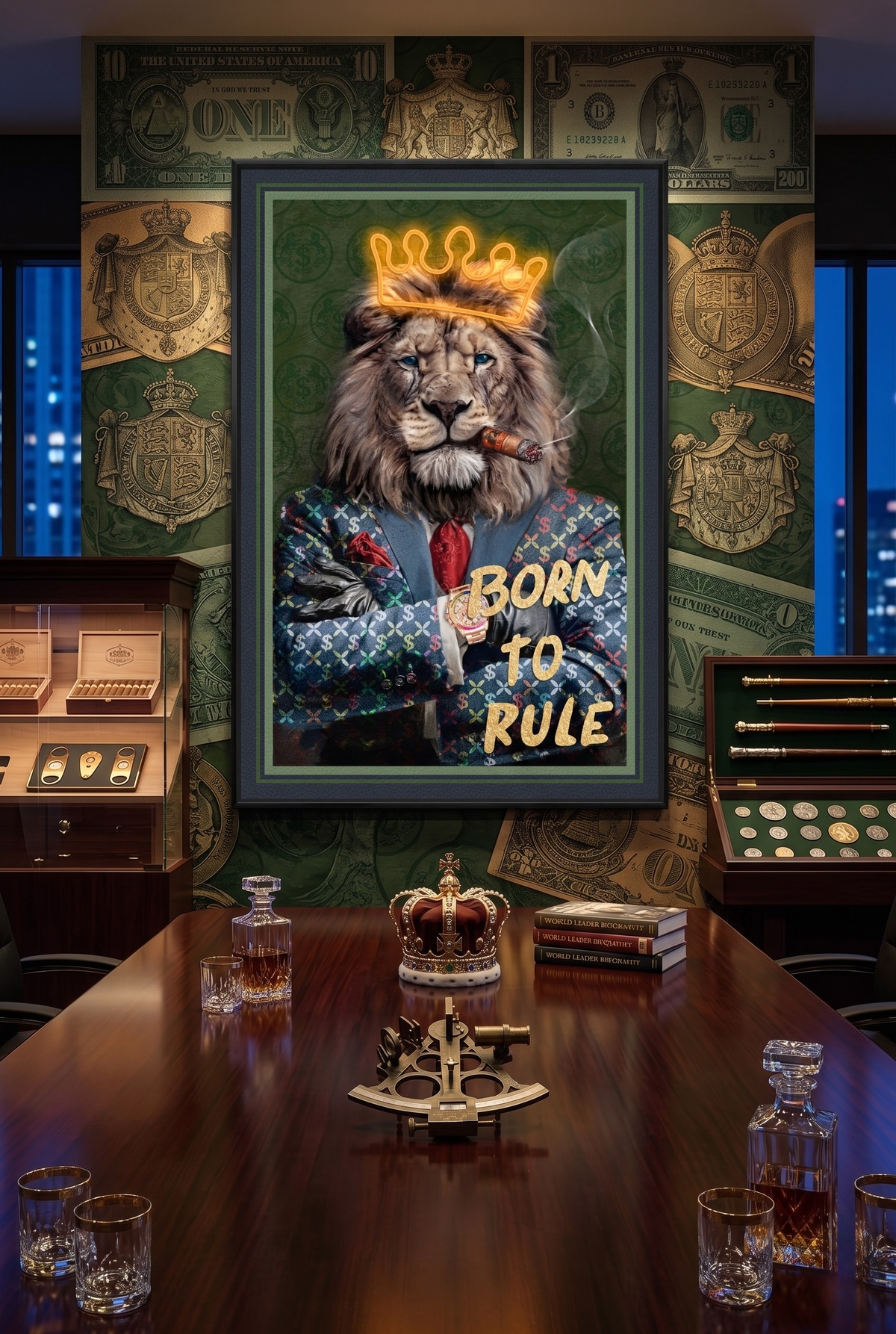 Born to Rule LED paveikslas – nuotrauka 8