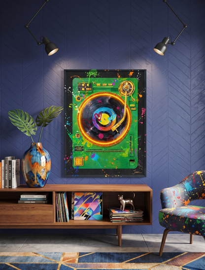 DJ Pop Turntable LED paveikslas – nuotrauka 7