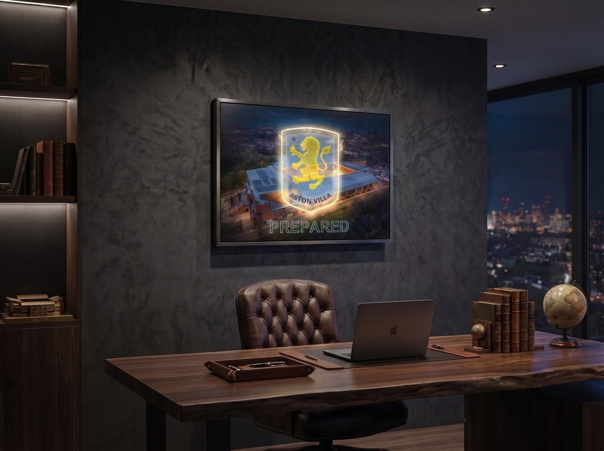 Aston Villa LED paveikslas – nuotrauka 4