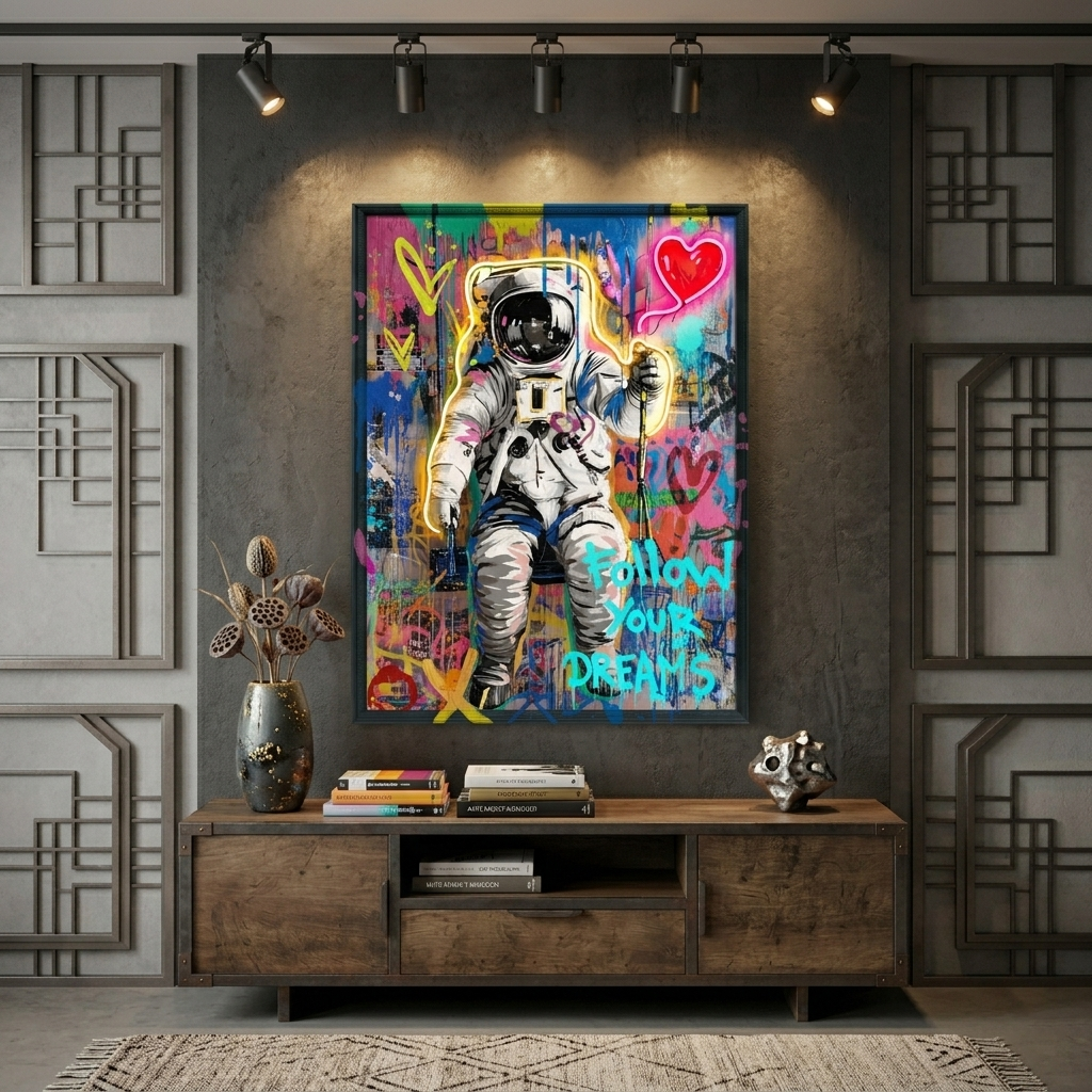 Follow Your Dreams LED paveikslas – nuotrauka 8