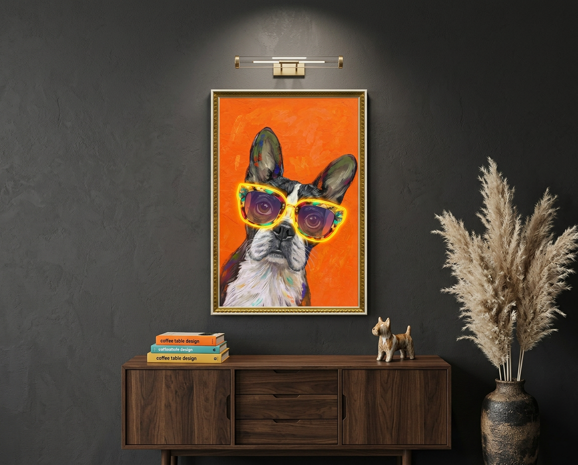 Cool Dog LED paveikslas – nuotrauka 8
