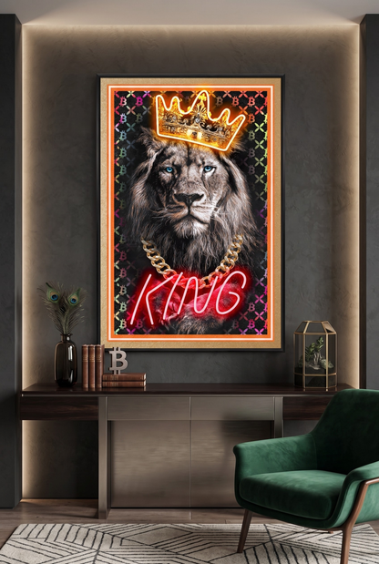 King Lion LED paveikslas – nuotrauka 8