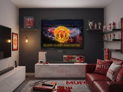 Manchester United LED paveikslas – nuotrauka 6