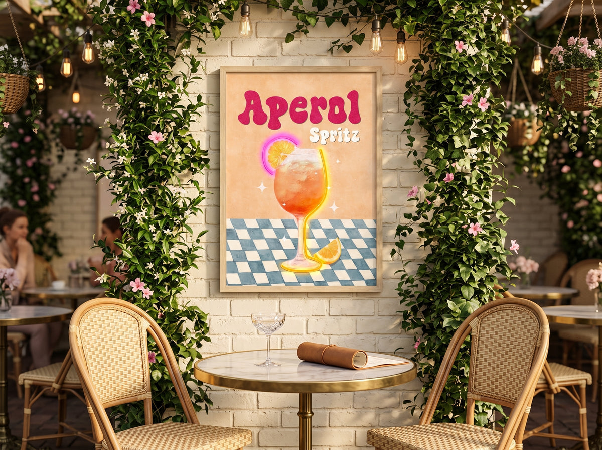 Aperol Spritz LED paveikslas – nuotrauka 9