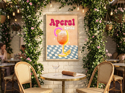 Aperol Spritz LED paveikslas – nuotrauka 8