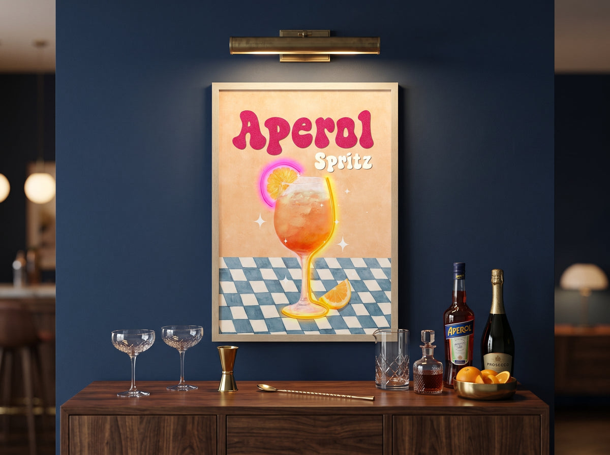 Aperol Spritz LED paveikslas – nuotrauka 6